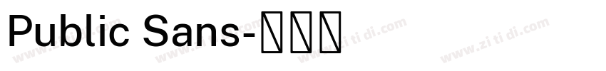 Public Sans字体转换